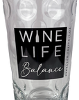 DUBBEGLAS-SET (6 Stk.) "Wine Life Balance"